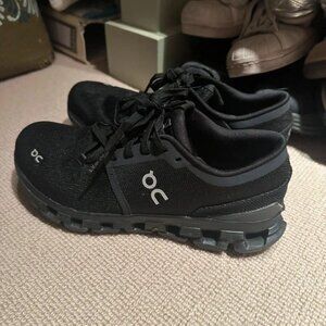 On Cloud Cloud X4 Black Running Shoes EU 39 / US 8 Women